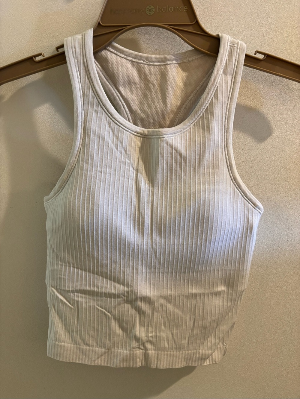 White Lululemon Ribbed Tank Top - Women